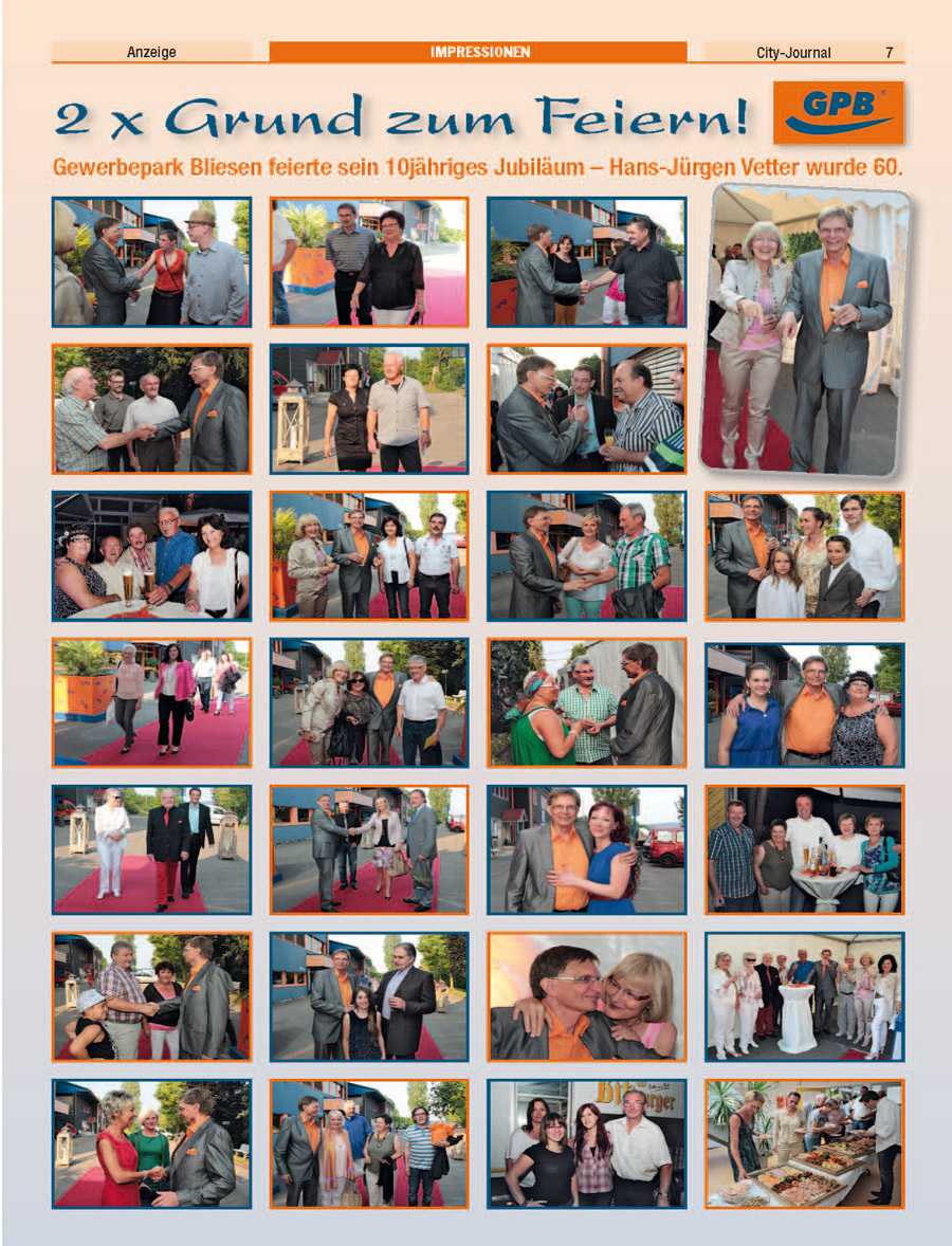 City-Journal - 10 Jahre Gewerbepark Bliesen